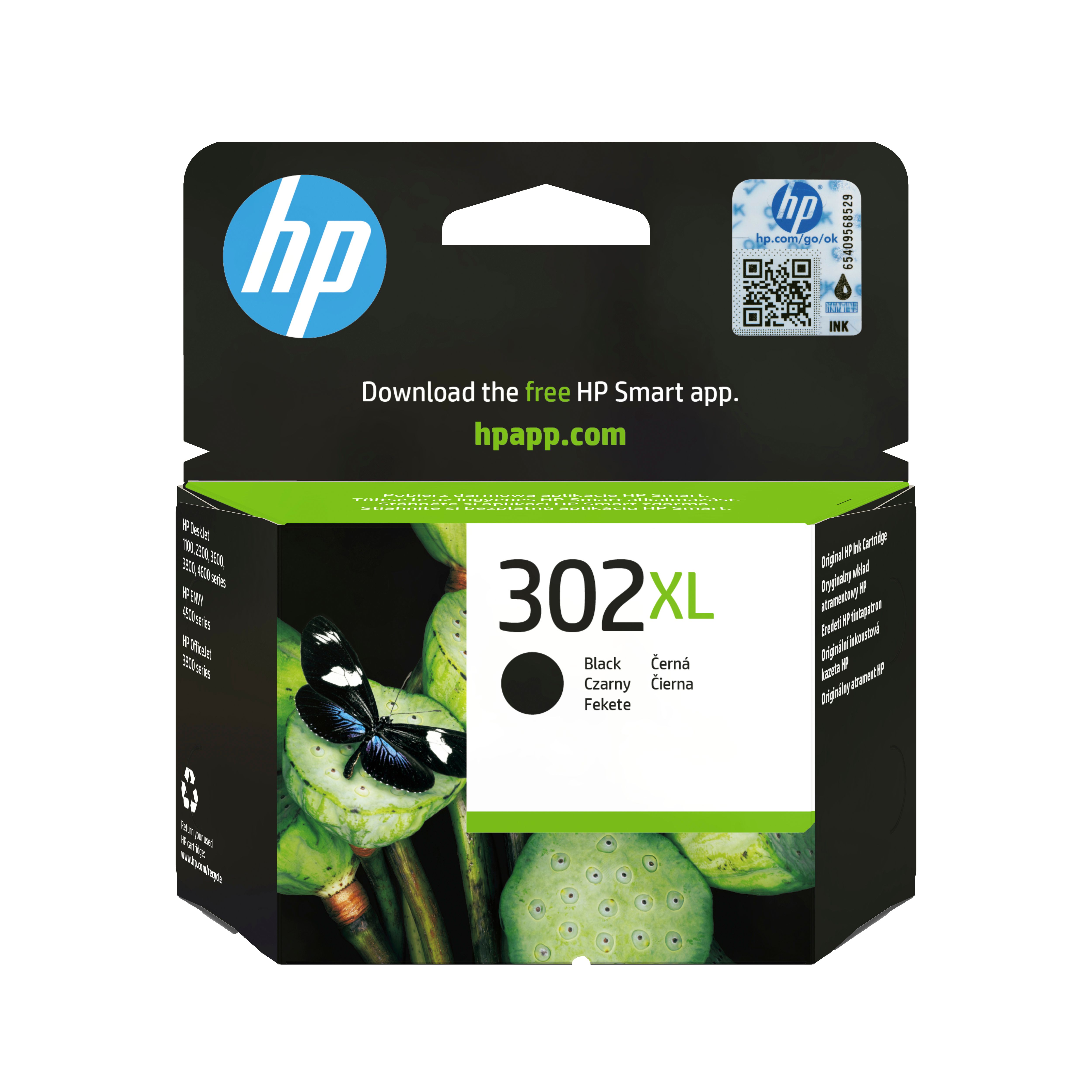 HP 302XL Zwarte inktcartridge - High Capacity - Origineel