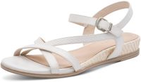 Tamaris - Dames - Sandalen - Wit - Maat 40