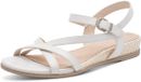 Tamaris - Dames - Sandalen - Wit - Maat 40