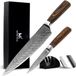 Master Knives Koksmes 20 cm + Groentemes – Met Slijper en Vingerbeschermer – Vlijmscherp Messenset - Keukenmessen