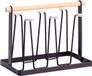 Porte-bouteilles - Égouttoir - Porte-ustensiles - Support de séchage pour bouteilles d'eau et gobelets de voyage - Métal Noir