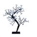 Merkloos Verlichte boom - 2 stuks - zwart - H45 cm - helder wit - metaal