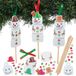 Baker Ross FN617 Sneeuwpop Marshmallow Mix & Match Decoratiepakketten – Set van 8