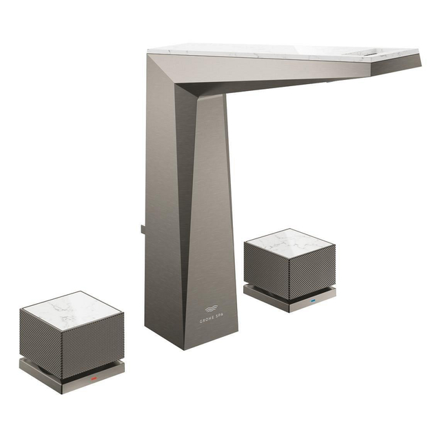 Grohe Grohe Allure brilliant private collection wastafelkraan M-Size 3-gt white graphite geb 20671al0