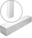 NMC WALLSTYL WE1-box Hoekbescherming modern design wit | 70 m