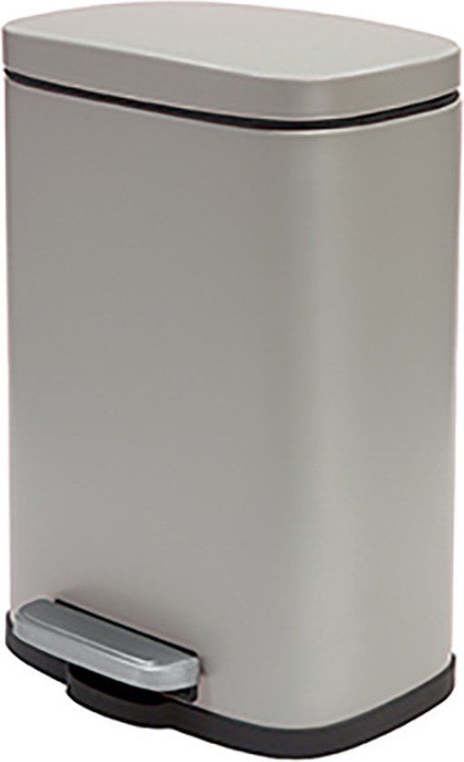 Spirella Venice Pedaalemmer - 5 Liter - Beige - Soft-close