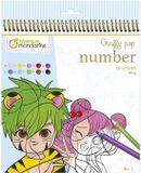 MY Avenue Mandarine Graffy pop, kleuren op nummer - Manga