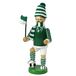 Dekohelden24 Rookman als voetballer met groen/witte outfit, ca. 20 cm, 520361, groen/wit