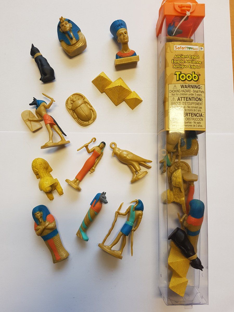 Safari USA Tube met 12 mini figuren egypte - 0095866699307