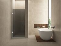 Wiesbaden Less nisdeur 900 x 2000 x 8 mm nano rookglas/mat wit