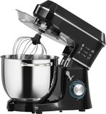HOMCOM Stand mixer - Aluminium, stainless steel - 37 x 31 x 34 cm - Black
