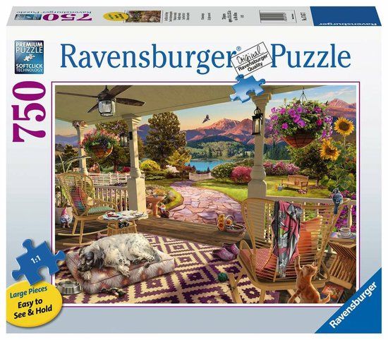 Ravensburger Legpuzzel Veranda Landschap 750 Stukjes
