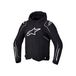 Alpinestars Zaca v2, veste en tissu imperméable, couleur: Noir/Blanc, taille: 4XL