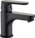 Kuchinox BADLAND Wastafelmengkraan Kleine DIMA mengkraan voor badkamer, zwart + click-clack