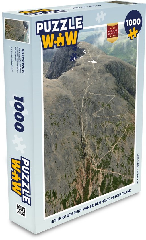 MuchoWow Puzzel Het hoogste punt van de Ben Nevis in Schotland - Legpuzzel - Puzzel 1000 stukjes volwassenen