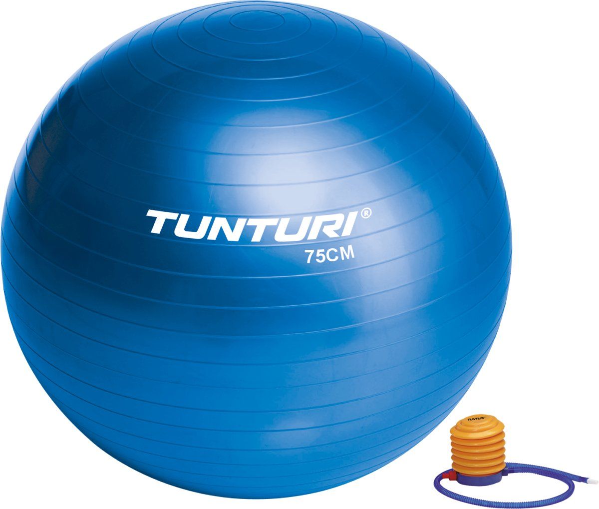Tunturi Fitnessbal Blauw - 75 cm