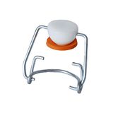 Excelsa Set van 2 machinedoppen, kunststof, wit/oranje
