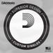 D'Addario CB040 XL Single Bass Chromes Flat Wound 040 Long Scale Bass Gitaarsnaar