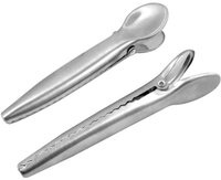 Oven Love Cake/Pie Slice - Stainless Steel & Wood