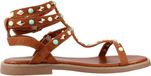 Les tropeziennes par M. Belarbi Corika leren sandalen voor dames, maat 38, bruin