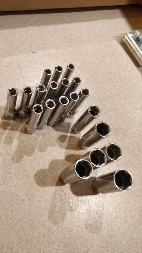 Bahco Lange Dop 1/4" 6mm Staal
