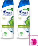 Head & Shoulders Anti-Roos Shampoo Pomme Fraîche 2 x 285ml