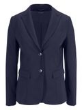 Betty Barclay Blazer Kurz Einreiher 1/1 Arm Vrouwen Katoen/Elastaan Lange Mouw Regular Fit Casual Donkerblauw Maat 46