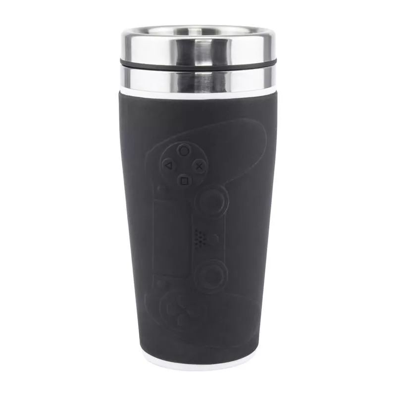 Paladone PlayStation Thermosbeker 415ml - Zwart RVS