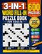 3-IN-1 WORD FILL-IN PUZZLE BOOK FOR ADULTS