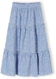 Minoti Bloemenprint Rok Meisjes Blauw