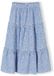 Minoti Bloemenprint Rok Meisjes Blauw