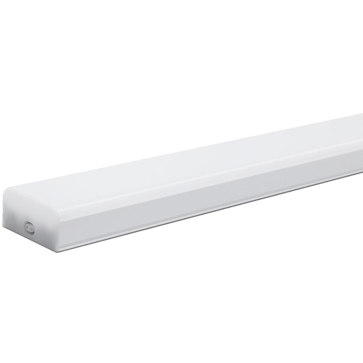 BES LED LED TL Armatuur met T5 Buis - Keukenverlichting - Aigi Shado - 60cm - 12W - Koppelbaar - Natuurlijk Wit 4000K - Mat Wit