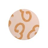 Questo Casa Ronde digitaal bedrukte muismat, antislip onderkant, voor kantoor en thuis, diameter: 22 cm