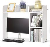Vevor Bureau Plank Tafel Organizer Tafel Plank 2-Tier Spaanplaat Wit