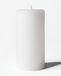 HEMA Bougie Pilier LED ⌀7,5 X 15 Cm Rustique Blanc