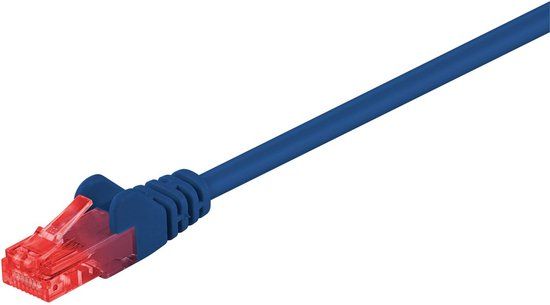 Microconnect Cat6 UTP 0.5m Blauw
