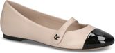 Caprice Dames Ballerina 9-22116-44 Beige Leer G-breedte Maat 37.5 EU