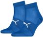 PUMA chaussettes de sport mi-hautes unisexes, lot de 2, bleu clair, taille 39-42