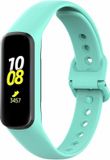 Strap-it Siliconen Smartwatch bandje - Geschikt voor Samsung Galaxy Fit 2 - Aqua