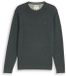 Tom Tailor - Basic gebreide trui van katoen - Maat XL - darkest olive melange