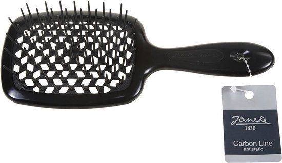 Superbrush antistatische koolstofvezelborstel Zwart