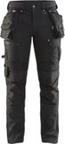 Blåkläder Werkbroek Denim Stretch X1900 1990-1141 - Zwart/Zwart - D124