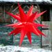 STERNTALER Rood plastic ster, jumbo, voor buiten, 18 punten
