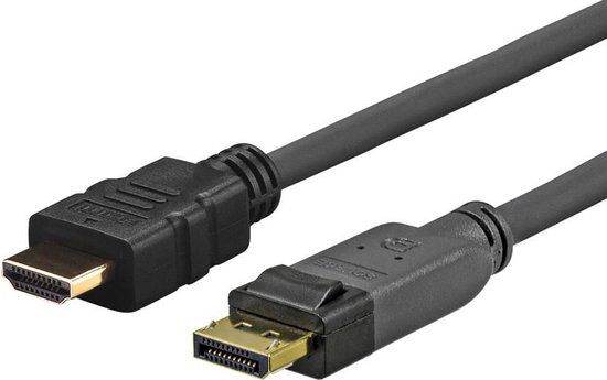 VivoLink 3.0m Displayport - HDMI Zwart