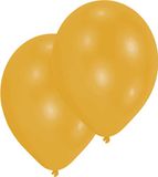 Amscan 9904945 50 latex ballonnen metallic, goud