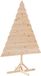 vidaXL Sapin de Noël 180 cm Bois massif Marron