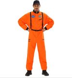 Widmann Amerikaanse Astronaut Oranje Man Medium Carnaval Kostuum