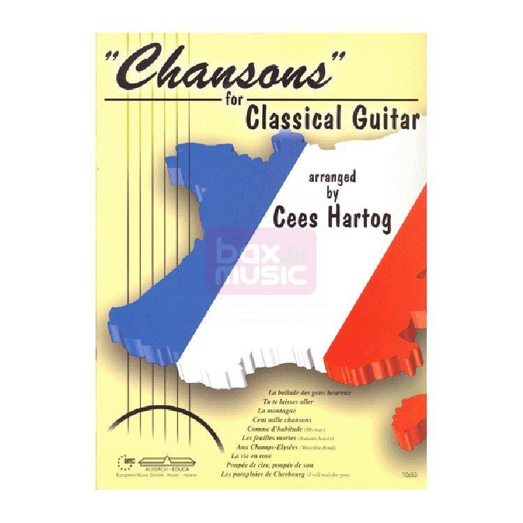 EMC Chansons for Classical Guitar - Cees Hartog lesboek