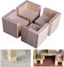 Holland Connections Rehausseurs de meubles en bois massif (4 pièces) - Rehausseurs de lit et de bureau 5x5 cm - Élévation de 5 cm - Pieds de meuble durables pour table, canapé et armoire - Bois naturel