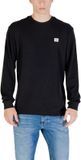 Calvin Klein Jeans Long Sleeve Waffle T-Shirt Zwart L